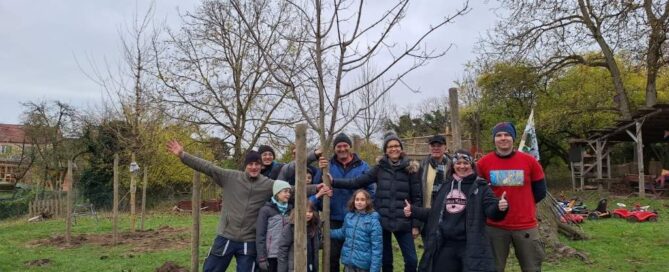 Baumpflanzaktion - Gruppenbild