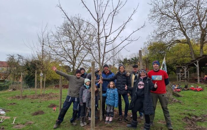 Baumpflanzaktion - Gruppenbild