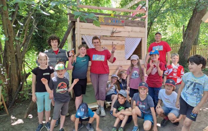 Sommerferien: Bauwoche - Gruppenfoto
